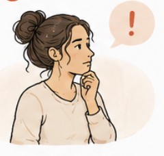 Mulher tensa ao receber uma demanda
